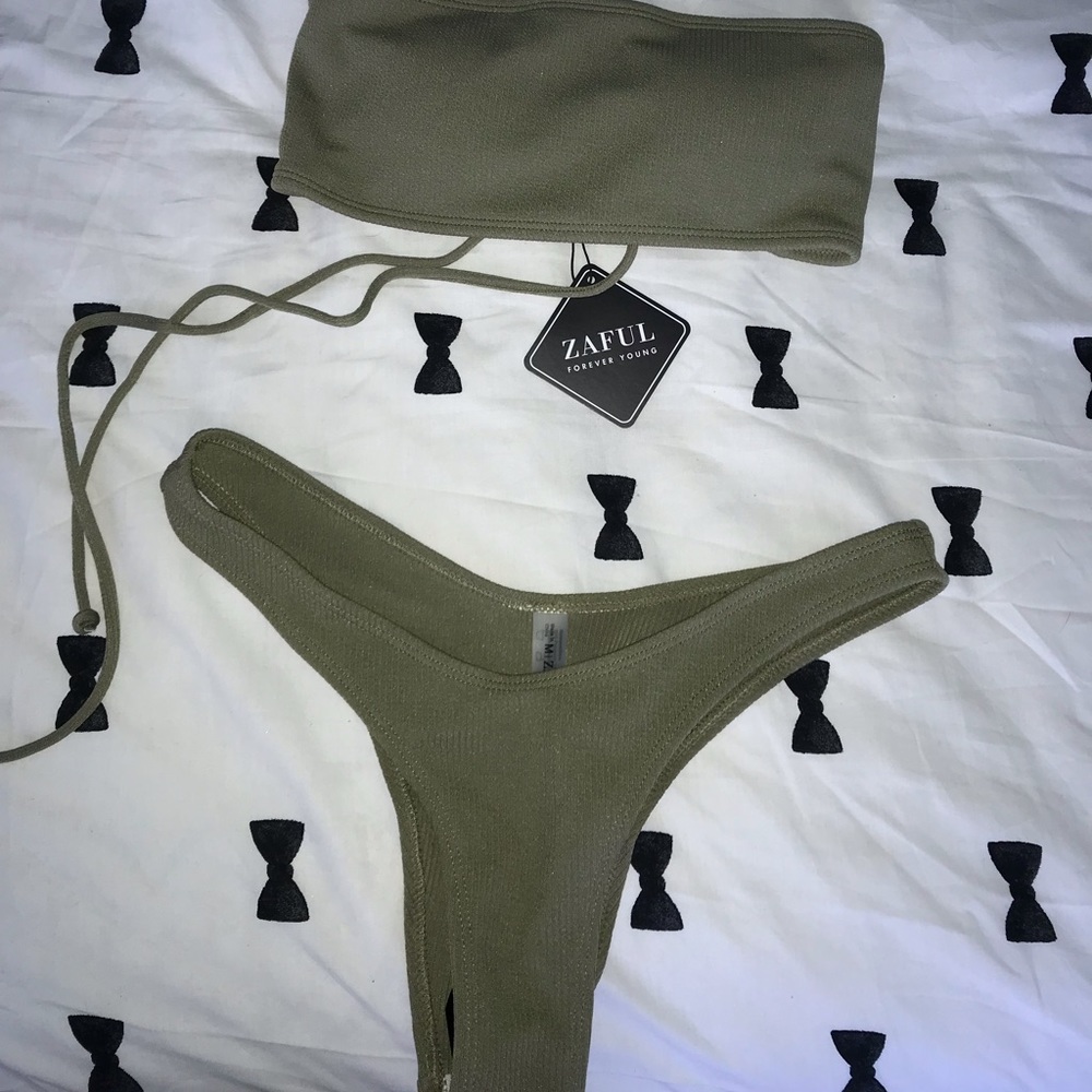 Olive Green ZAFUL Bikini!